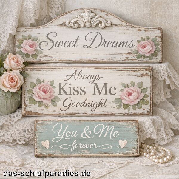 Shabby Chic Schilder für das Schlafzimmer