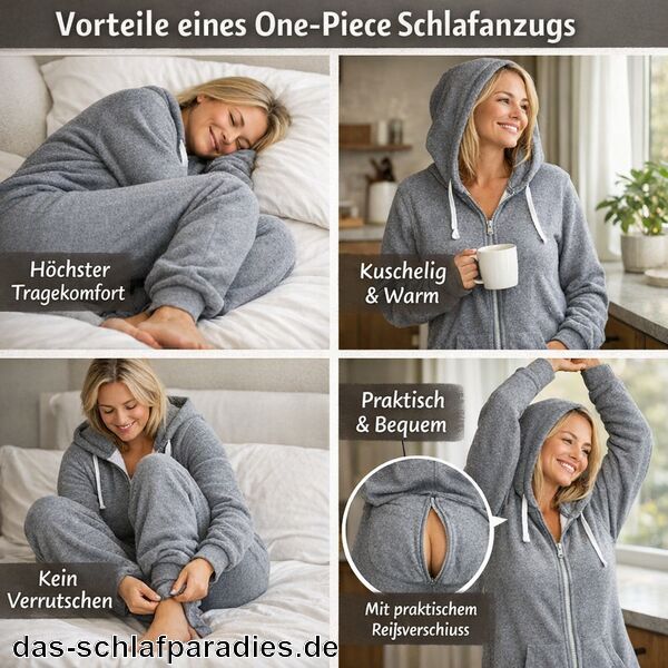 Schlafanzug Einteiler Damen