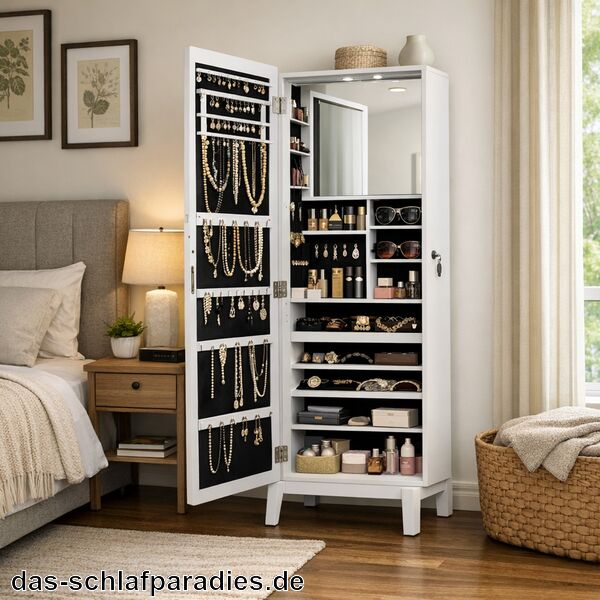 Spiegelschrank Schmuck für das Schlafzimmer