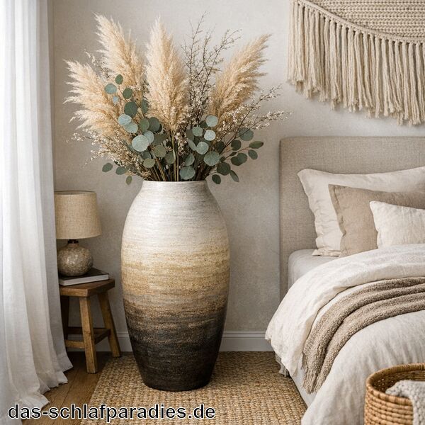 Bodenvase Groß für das Schlafzimmer
