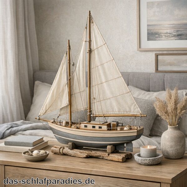 Deko Schiff für das Schlafzimmer