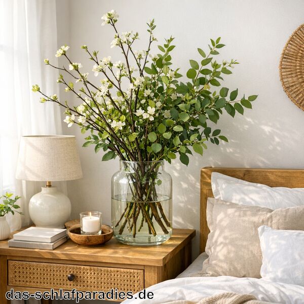 Deko Zweige für das Schlafzimmer