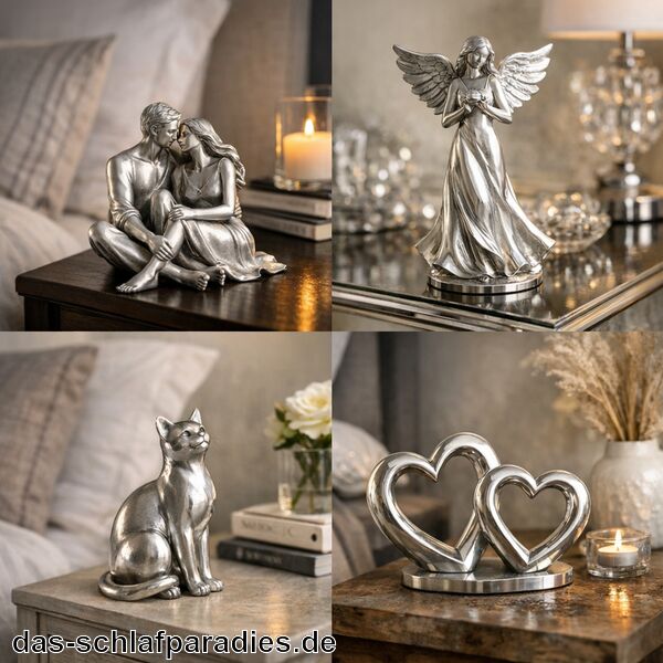 Silber Figuren für das Schlafzimmer