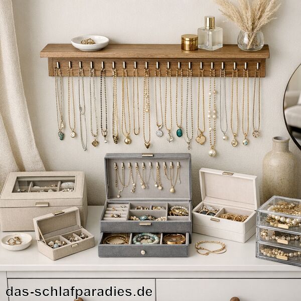 Ketten Aufbewahrung für das Schlafzimmer