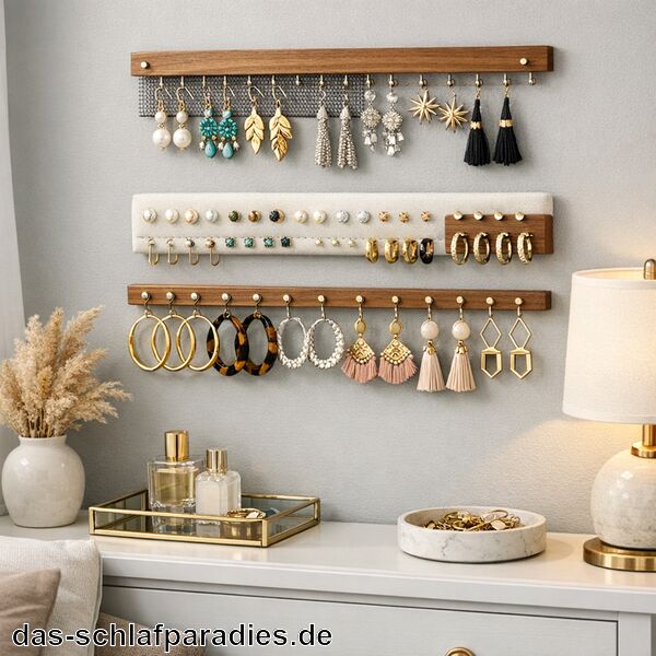 Ohrring Aufbewahrung für das Schlafzimmer