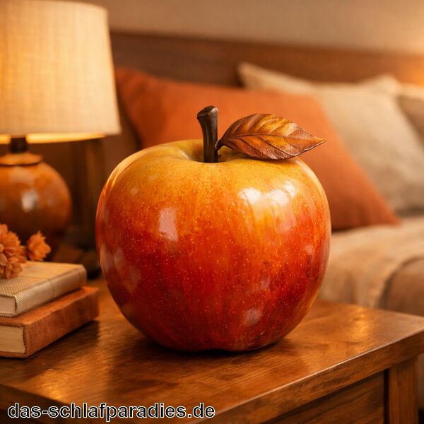 Deko Apfel für das Schlafzimmer