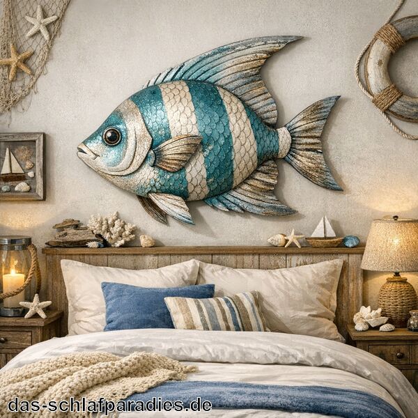 Deko Fisch für das Schlafzimmer