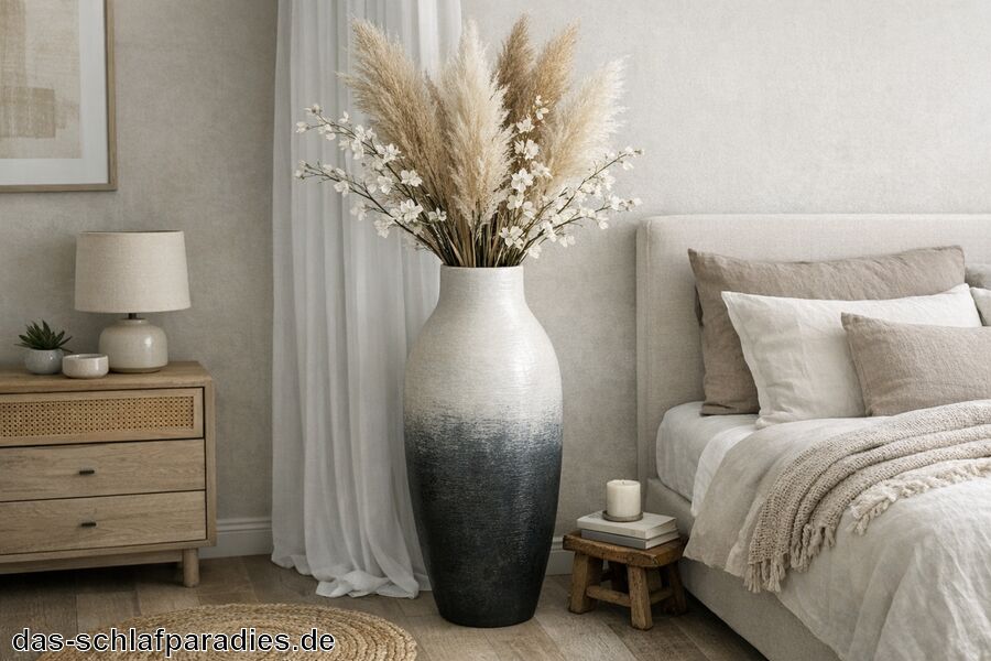 Passt perfekt zu unterschiedlichen Einrichtungsstilen - Bodenvase Groß für das Schlafzimmer
