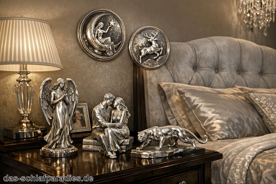 Persönlichen Stil integrieren - Silber Figuren für das Schlafzimmer