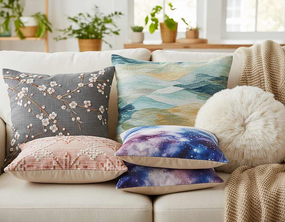 Verschiedene Ideen für Dekokissen Verschiedene Ideen für Dekokissen
