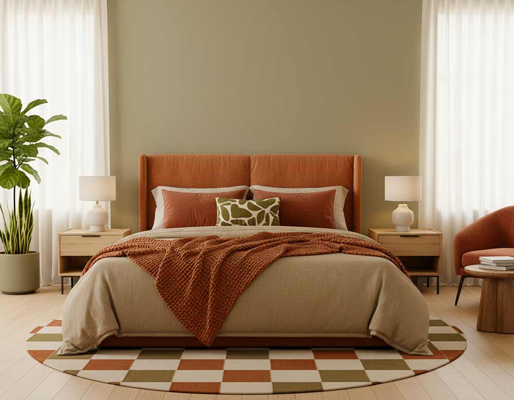 Warme Farben im Schlafzimmer sind Trend Warme Farben im Schlafzimmer sind Trend