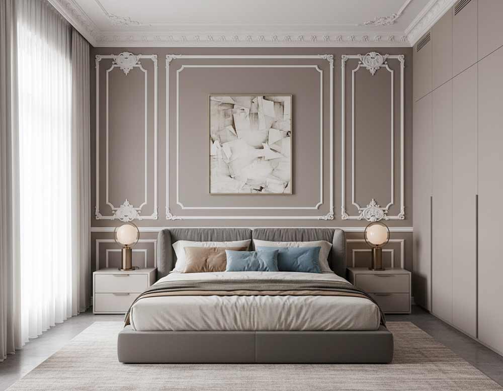 Ideen für Stuck-Leisten im Schlafzimmer Ideen für Stuck-Leisten im Schlafzimmer