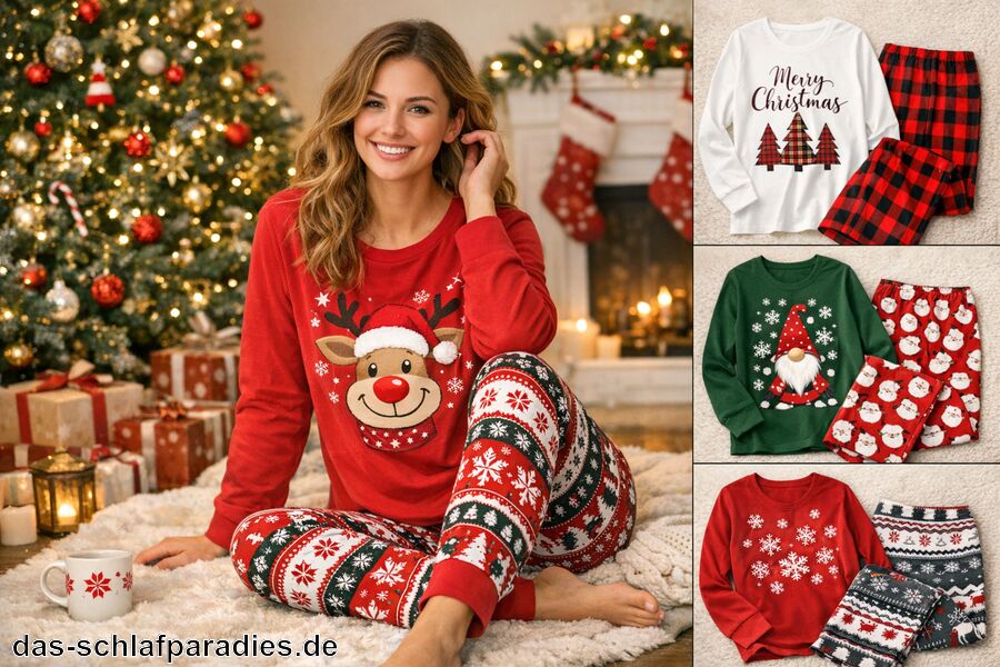 Schlafanzug Weihnachten Damen Schlafanzug Weihnachten Damen
