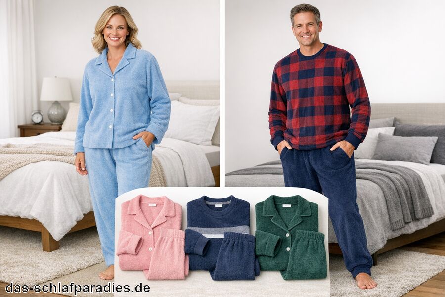 Frottee Schlafanzug Frottee Schlafanzug