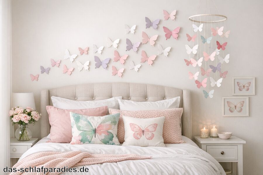 Deko Schmetterlinge für das Schlafzimmer Deko Schmetterlinge für das Schlafzimmer