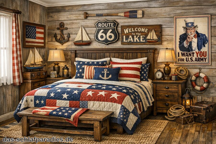 Deko USA für das Schlafzimmer Deko USA für das Schlafzimmer