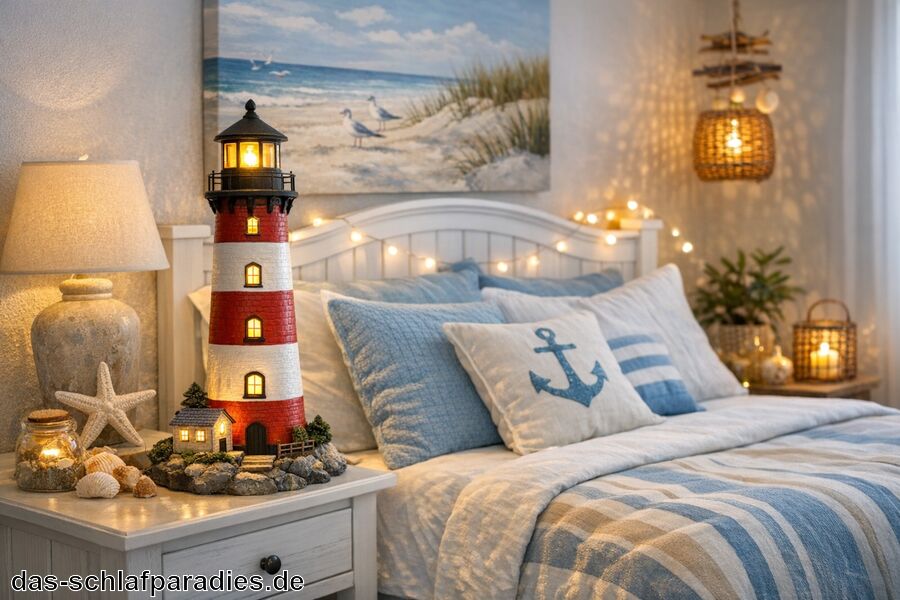 Leuchtturm Deko für das Schlafzimmer Leuchtturm Deko für das Schlafzimmer