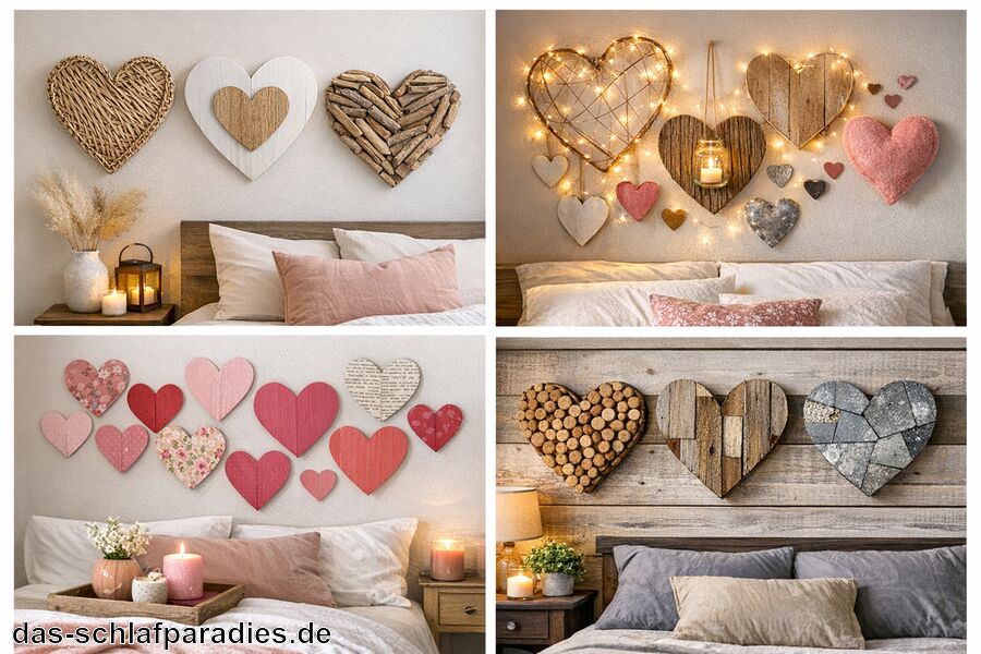 Deko Herzen für das Schlafzimmer Deko Herzen für das Schlafzimmer