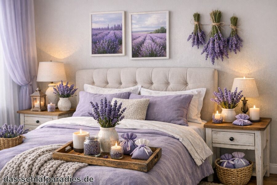 Deko Lavendel für das Schlafzimmer Deko Lavendel für das Schlafzimmer