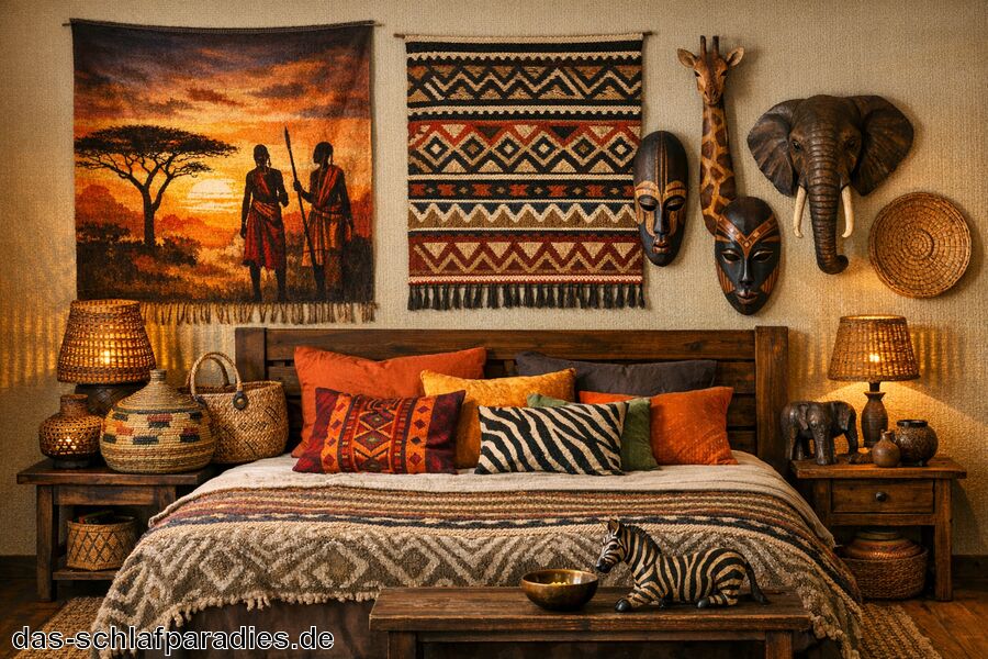 Afrika Deko für das Schlafzimmer Afrika Deko für das Schlafzimmer